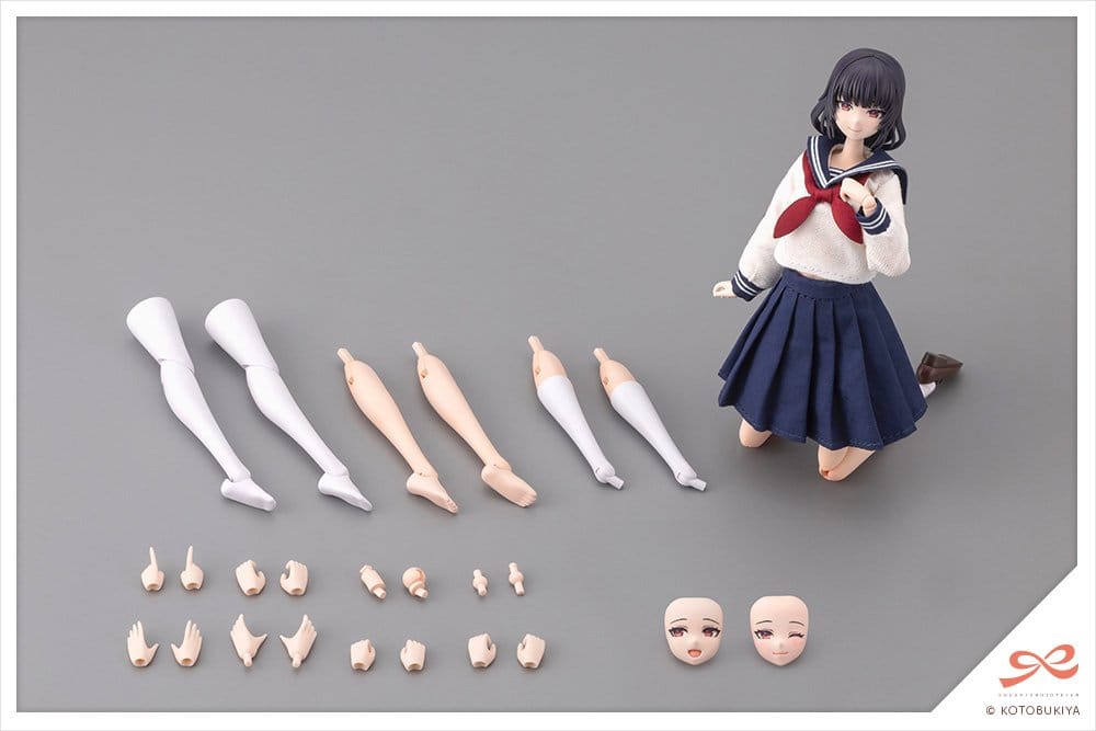 Sousaishojoteien Plastic Model 1/10 Kiru Pla Kuon Yakushiji Touou High School Uniform 16 cm