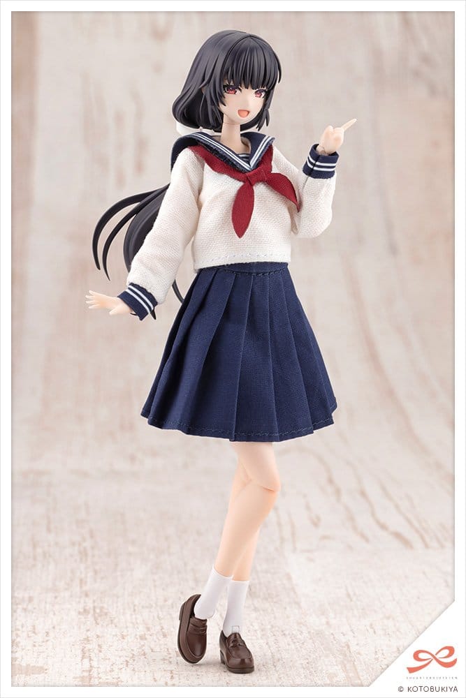 Sousaishojoteien Plastic Model 1/10 Kiru Pla Kuon Yakushiji Touou High School Uniform 16 cm