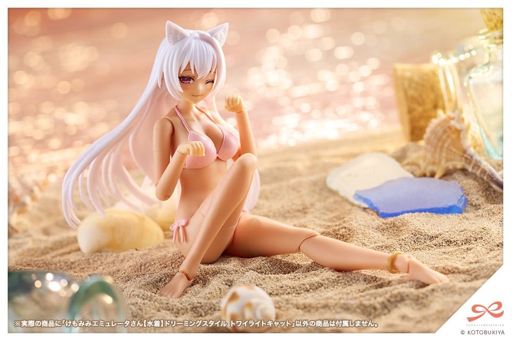 Sousaishojoteien Plastic Model 1/10 Animal Ears Emulator Swim Style Dreaming Style Twilight Cat 17 cm