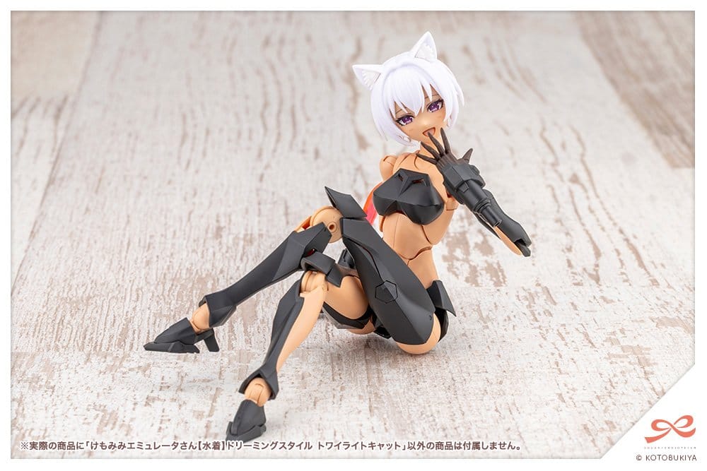 Sousaishojoteien Plastic Model 1/10 Animal Ears Emulator Swim Style Dreaming Style Twilight Cat 17 cm