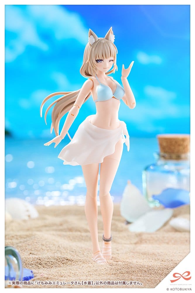 Sousaishojoteien Plastic Model 1/10 Animal Ears Emulator Swim Style 17 cm