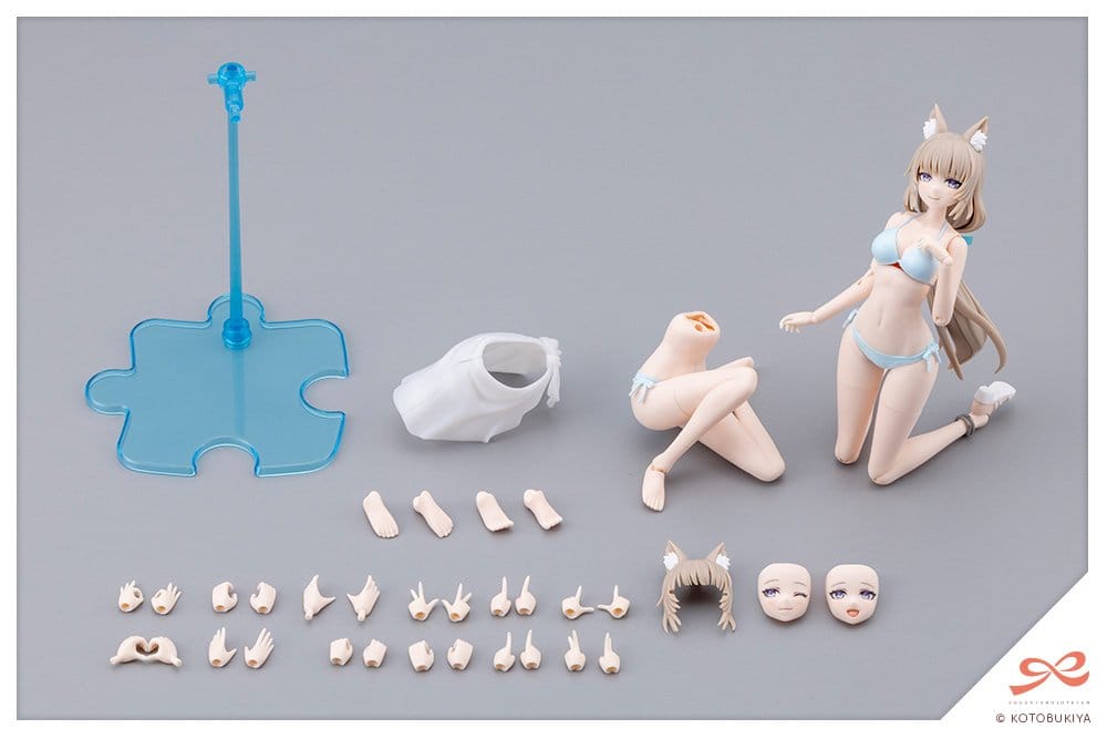 Sousaishojoteien Plastic Model 1/10 Animal Ears Emulator Swim Style 17 cm