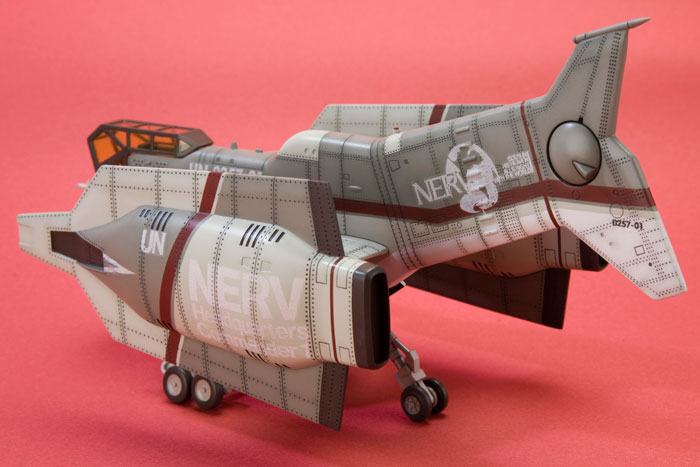 Evangelion: 3.0 Plastic Model Kit 1/100 Vertical Take-Off & Landing Aircraft YAGR-N101 (Reproduction) 19 cm