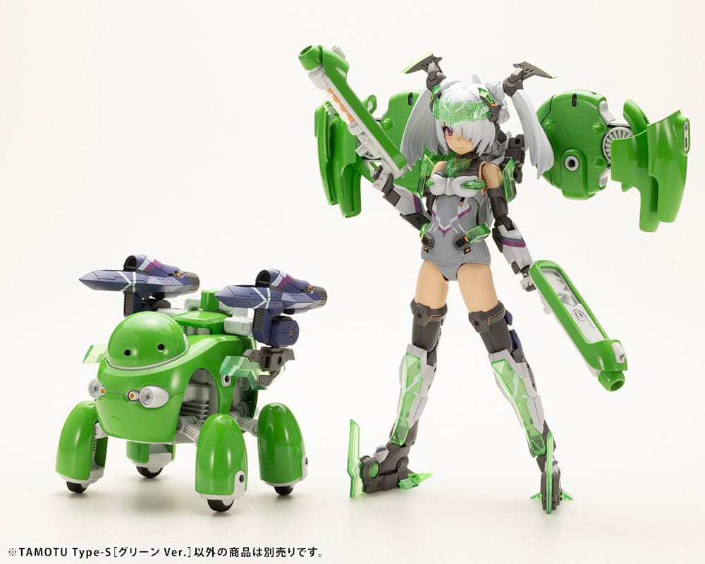 Maruttoys Plastic Model Kit 1/12 Tamotu Type-S (Green Ver.) 9 cm