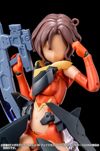 Megami Device M.S.G 05 Action Figure Accessory Set Face Sol Skin Color D