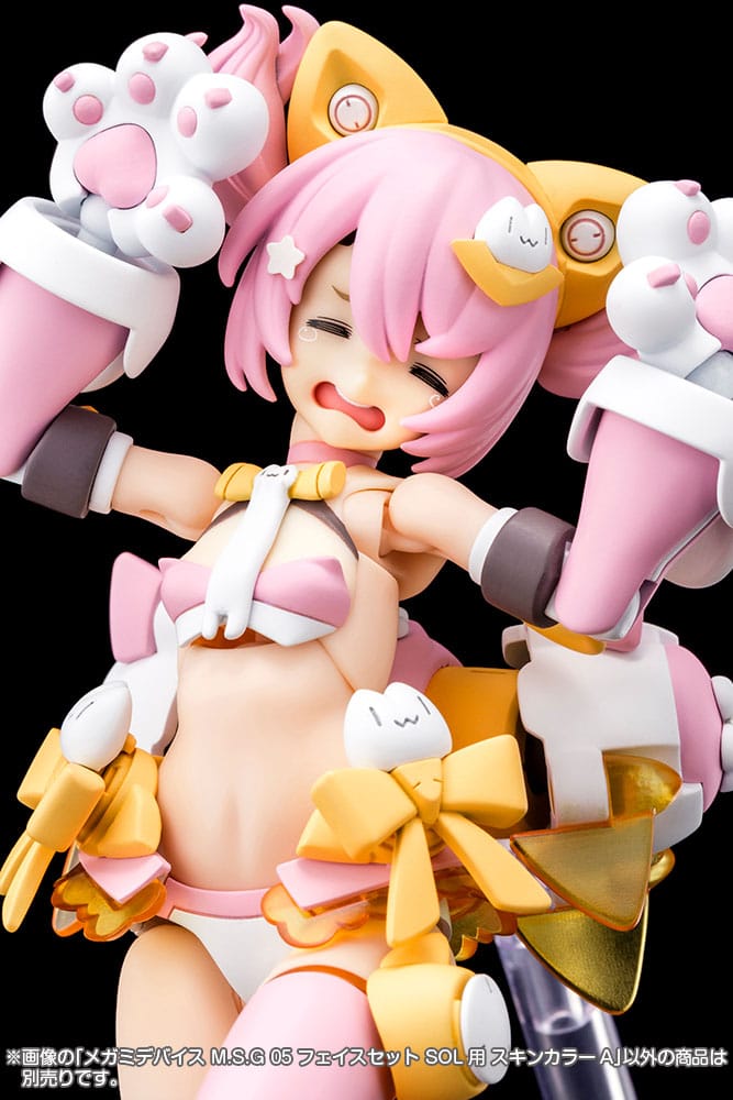 Megami Device M.S.G 05 Action Figure Accessory Set Face Sol Skin Color A