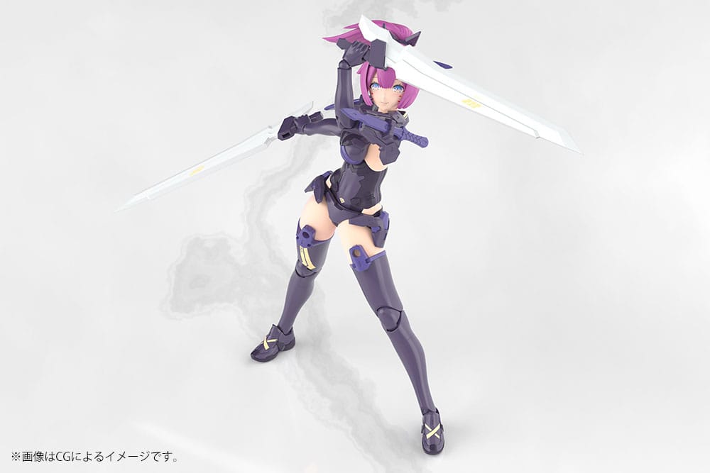 Megami Device Plastic Model Kit 1/1 Asra Archer Kizuna Shadow Edition Full Package 14 cm