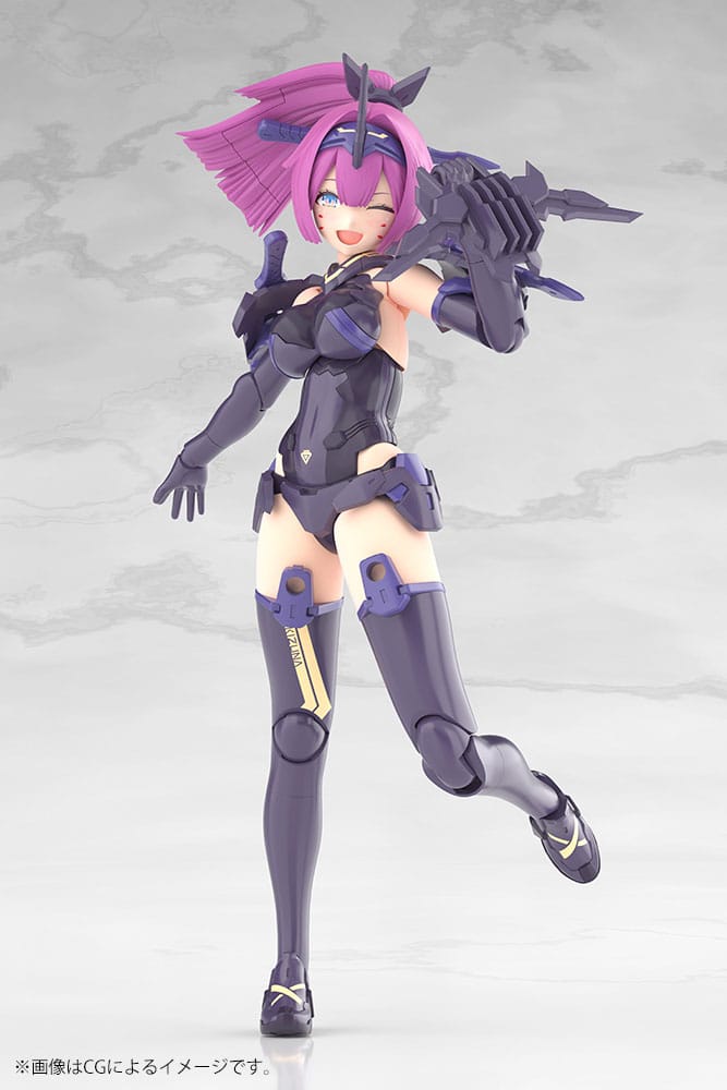 Megami Device Plastic Model Kit 1/1 Asra Archer Kizuna Shadow Edition Full Package 14 cm