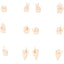 Megami Device M.S.G 09 Accessory Set 1/1 Hand Set Skin Color A