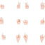 Megami Device M.S.G 09 Accessory Set 1/1 Hand Set Skin Color B