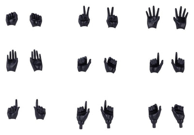 Megami Device M.S.G. Plastic Model Kit 1/1 09 Hand Set Skin Color Black