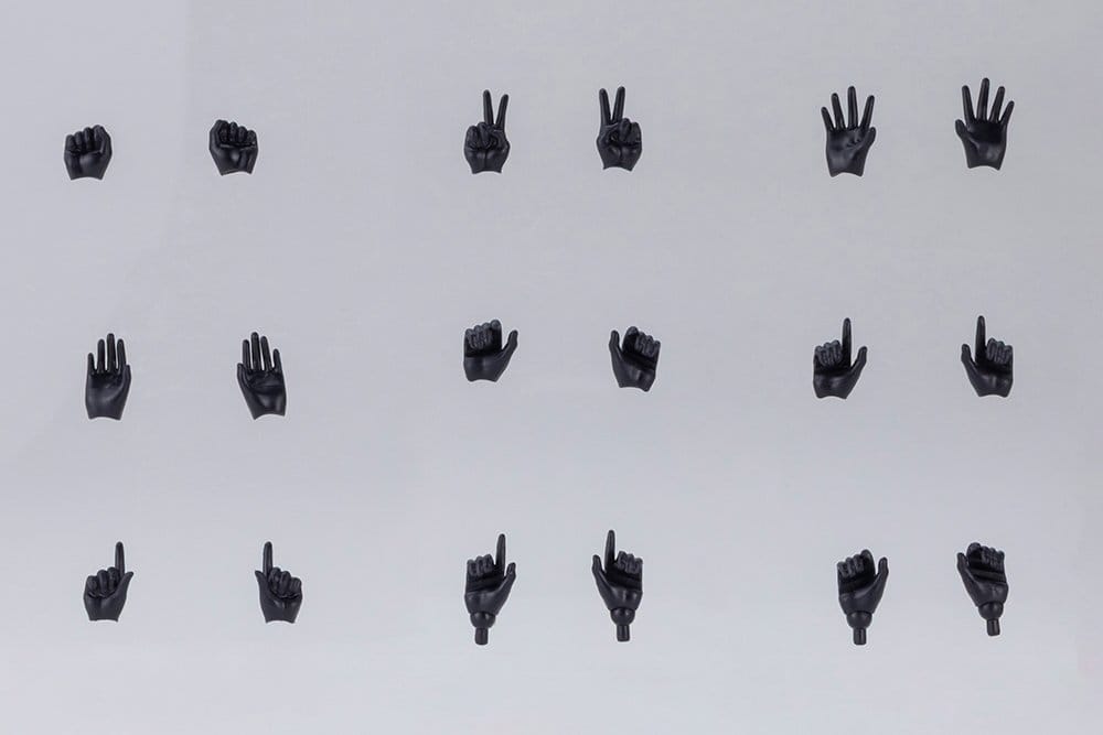 Megami Device M.S.G. Plastic Model Kit 1/1 09 Hand Set Skin Color Black
