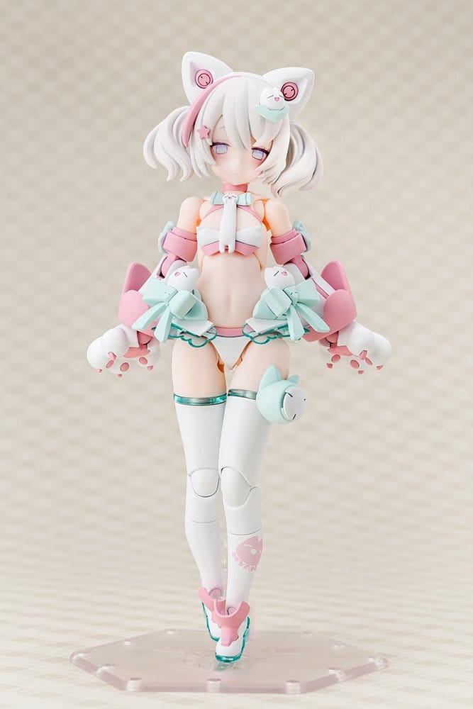Megami Device Plastic Model Kit 1/1 Puni Mofu Shiro Mao 14 cm