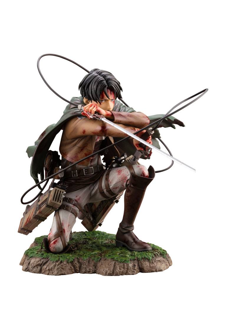 Attack on Titan ARTFXJ Statue 1/7 Levi Fortitude Ver. 17 cm - Damaged packaging