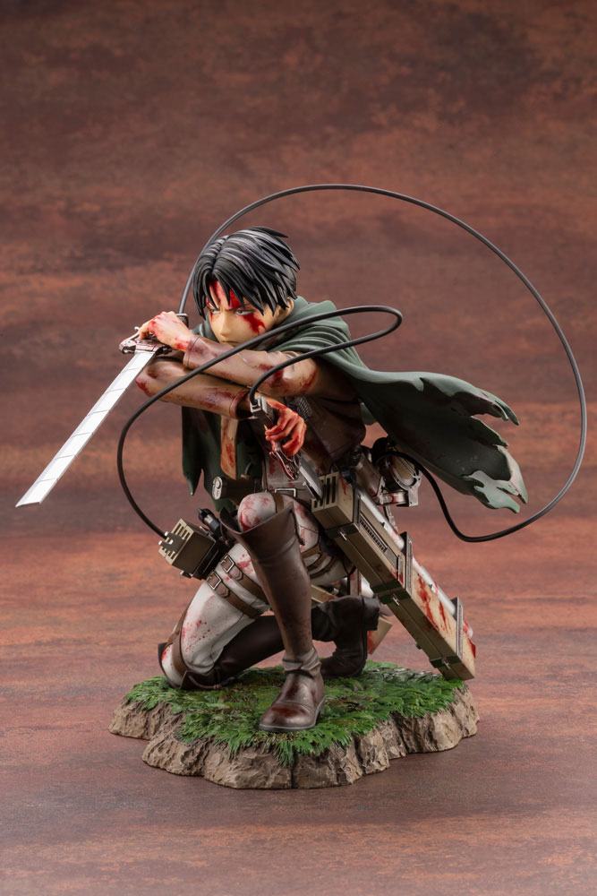 Attack on Titan ARTFXJ Statue 1/7 Levi Fortitude Ver. 17 cm - Damaged packaging