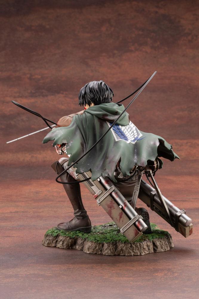 Attack on Titan ARTFXJ Statue 1/7 Levi Fortitude Ver. 17 cm - Damaged packaging