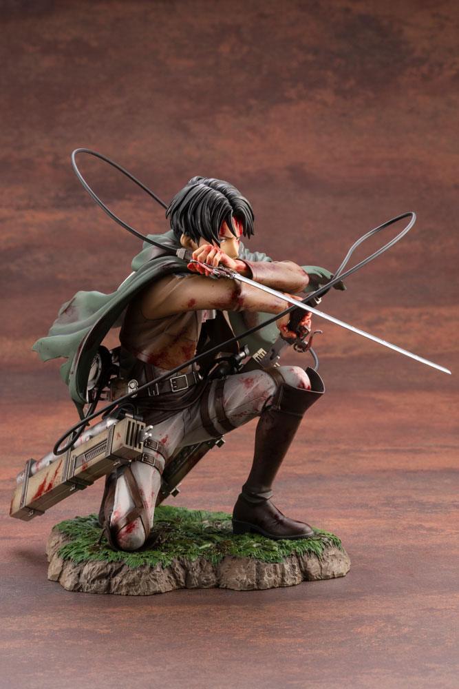 Attack on Titan ARTFXJ Statue 1/7 Levi Fortitude Ver. 17 cm - Damaged packaging