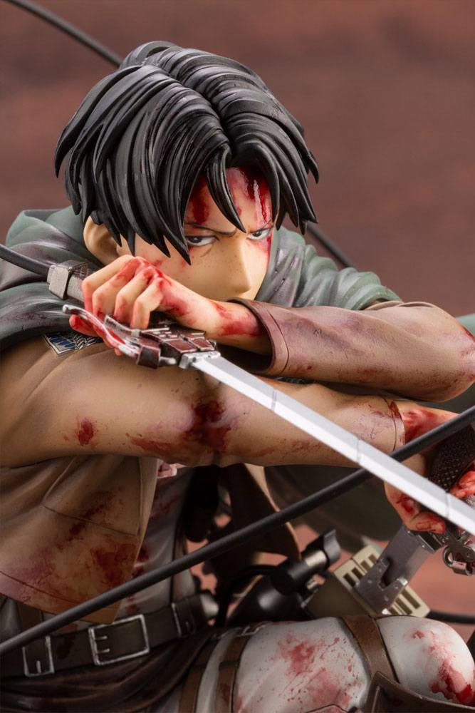 Attack on Titan ARTFXJ Statue 1/7 Levi Fortitude Ver. 17 cm - Damaged packaging