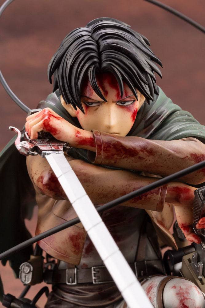 Attack on Titan ARTFXJ Statue 1/7 Levi Fortitude Ver. 17 cm - Damaged packaging