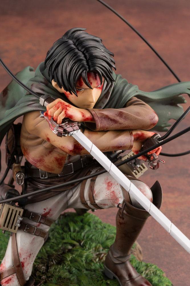 Attack on Titan ARTFXJ Statue 1/7 Levi Fortitude Ver. 17 cm - Damaged packaging