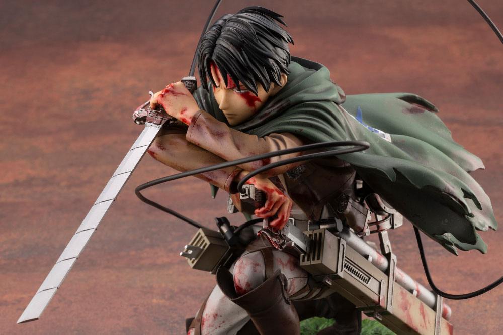 Attack on Titan ARTFXJ Statue 1/7 Levi Fortitude Ver. 17 cm - Damaged packaging