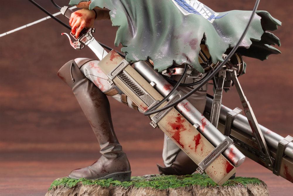 Attack on Titan ARTFXJ Statue 1/7 Levi Fortitude Ver. 17 cm - Damaged packaging