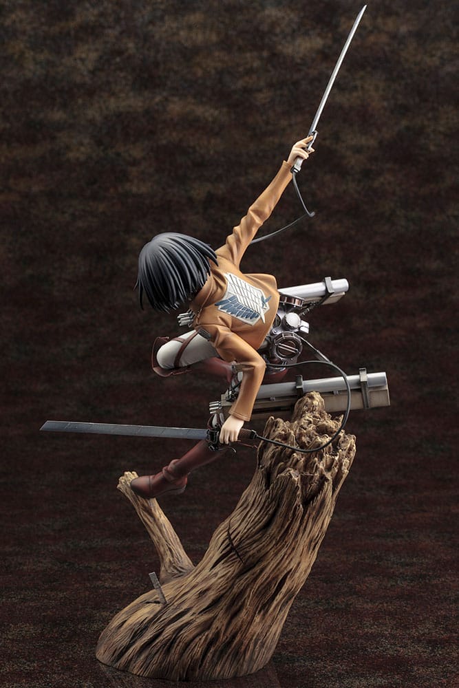 Attack on Titan ARTFXJ Statue 1/8 Mikasa Ackerman Renewal Package Ver. 35 cm