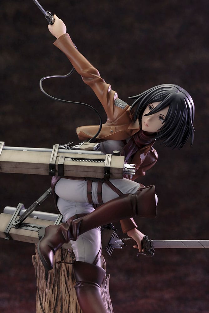 Attack on Titan ARTFXJ Statue 1/8 Mikasa Ackerman Renewal Package Ver. 35 cm