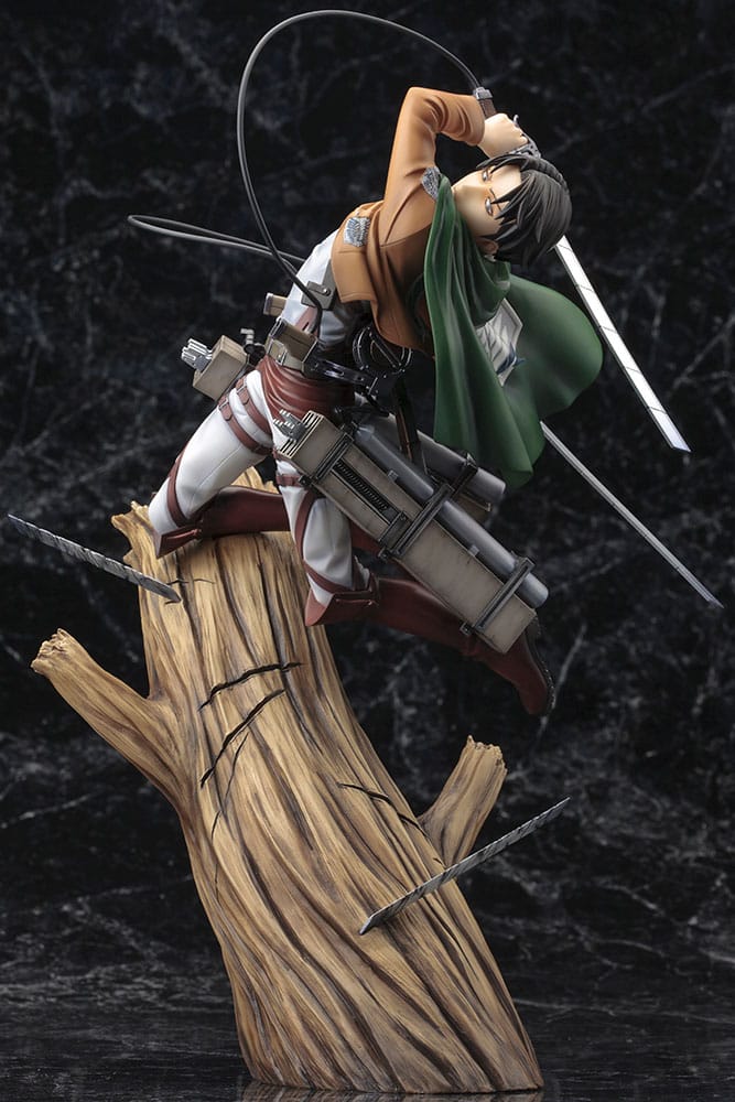 Attack on Titan ARTFXJ Statue 1/8 Levi Renewal Package Ver. 28 cm