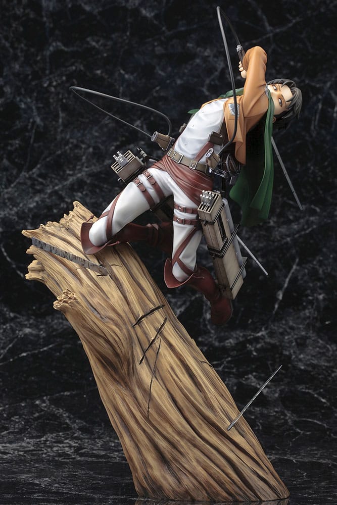 Attack on Titan ARTFXJ Statue 1/8 Levi Renewal Package Ver. 28 cm