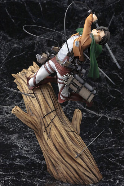 Attack on Titan ARTFXJ Statue 1/8 Levi Renewal Package Ver. 28 cm