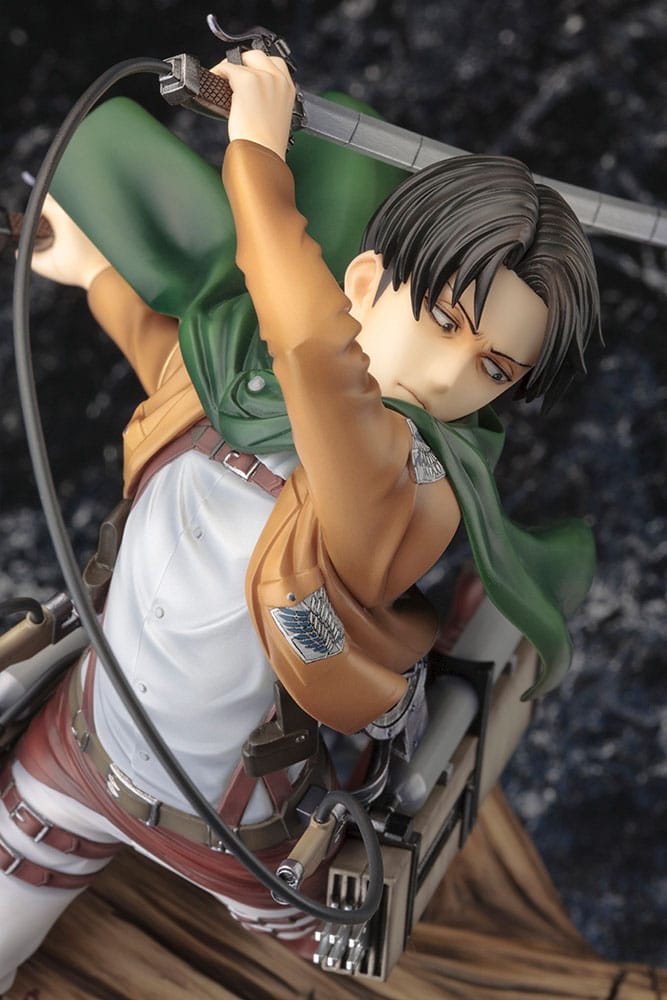 Attack on Titan ARTFXJ Statue 1/8 Levi Renewal Package Ver. 28 cm