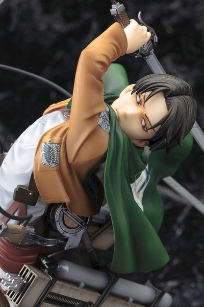 Attack on Titan ARTFXJ Statue 1/8 Levi Renewal Package Ver. 28 cm