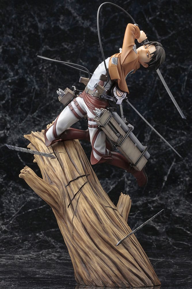 Attack on Titan ARTFXJ Statue 1/8 Levi Renewal Package Ver. 28 cm