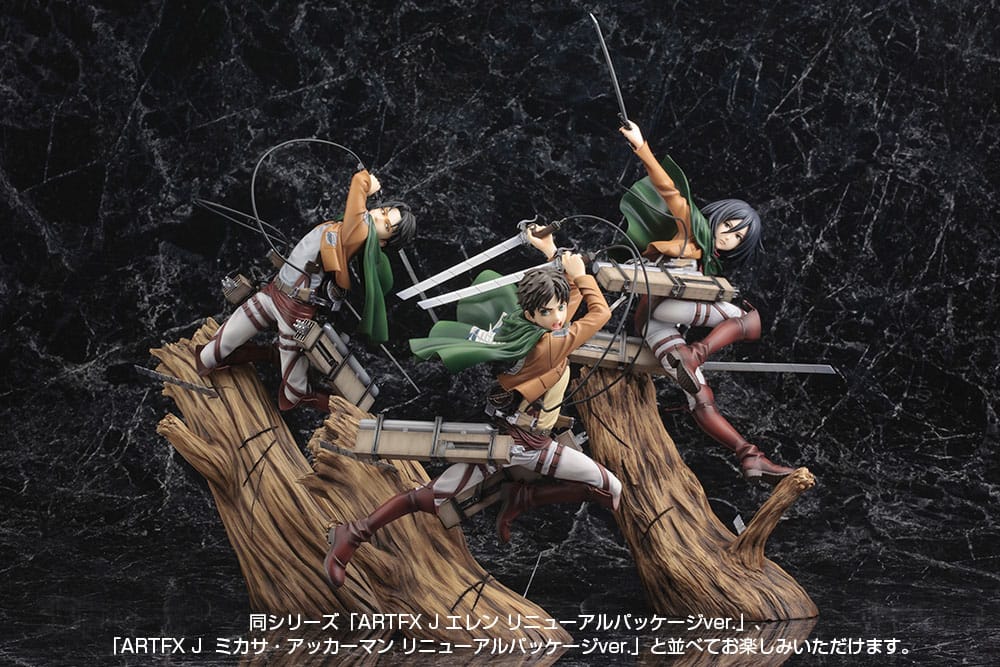 Attack on Titan ARTFXJ Statue 1/8 Levi Renewal Package Ver. 28 cm