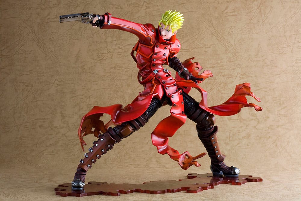 Trigun Badlands Rumble ARTFX J Statue 1/8 Vash The Stampede Renewal Package Version 19 cm