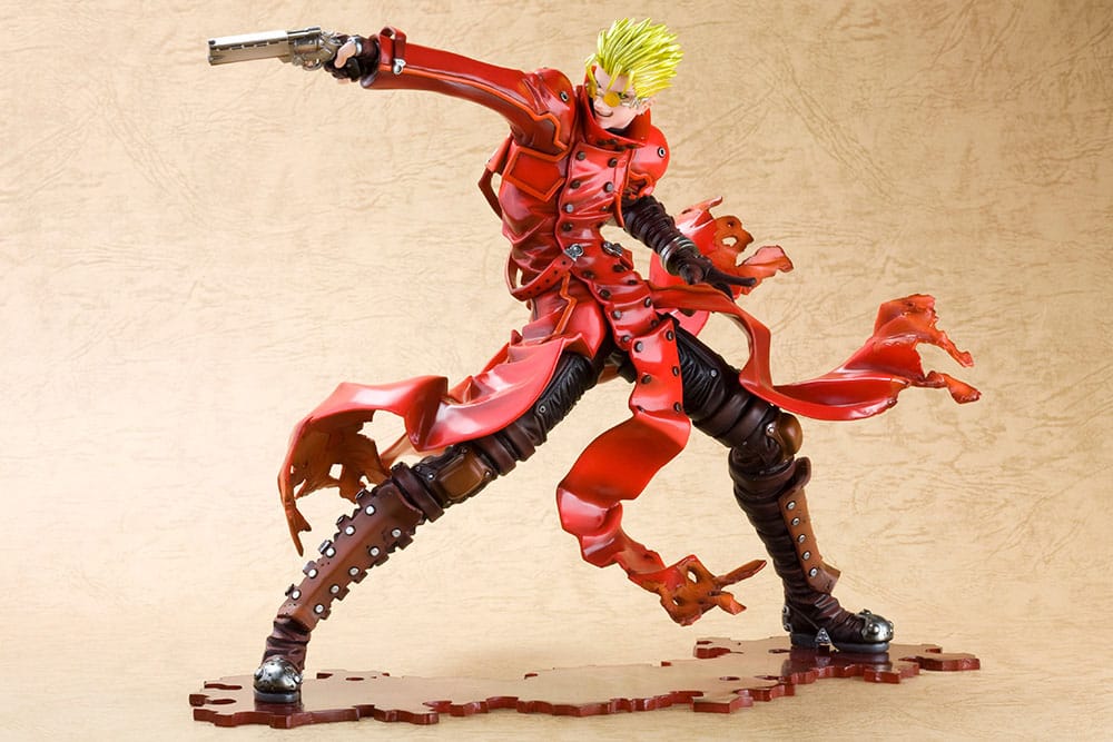 Trigun Badlands Rumble ARTFX J Statue 1/8 Vash The Stampede Renewal Package Version 19 cm