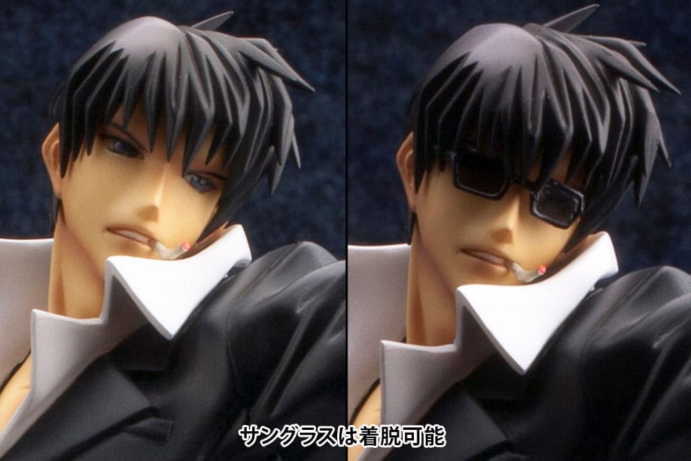 Trigun Badlands Rumble ARTFX J Statue 1/8 Nicholas D. Wolfwood Renewal Package Version 20 cm