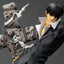 Trigun Badlands Rumble ARTFX J Statue 1/8 Nicholas D. Wolfwood Renewal Package Version 20 cm