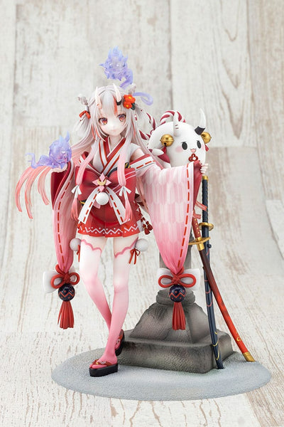 Hololive Production PVC Statue 1/7 Nakiri Ayame Shrine Maiden Fortune Outfit Ver. 26 cm