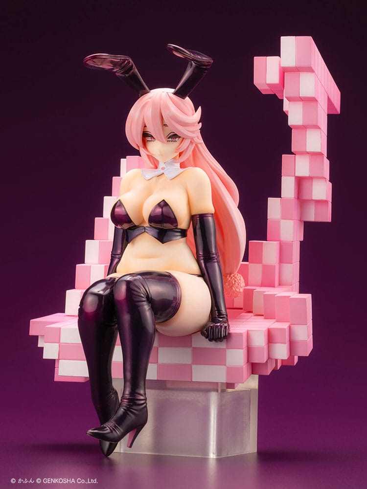 Original Character Trick Bunnies PVC Statue 1/7 Sitting Bunny Illustration by Kafun 24 cm