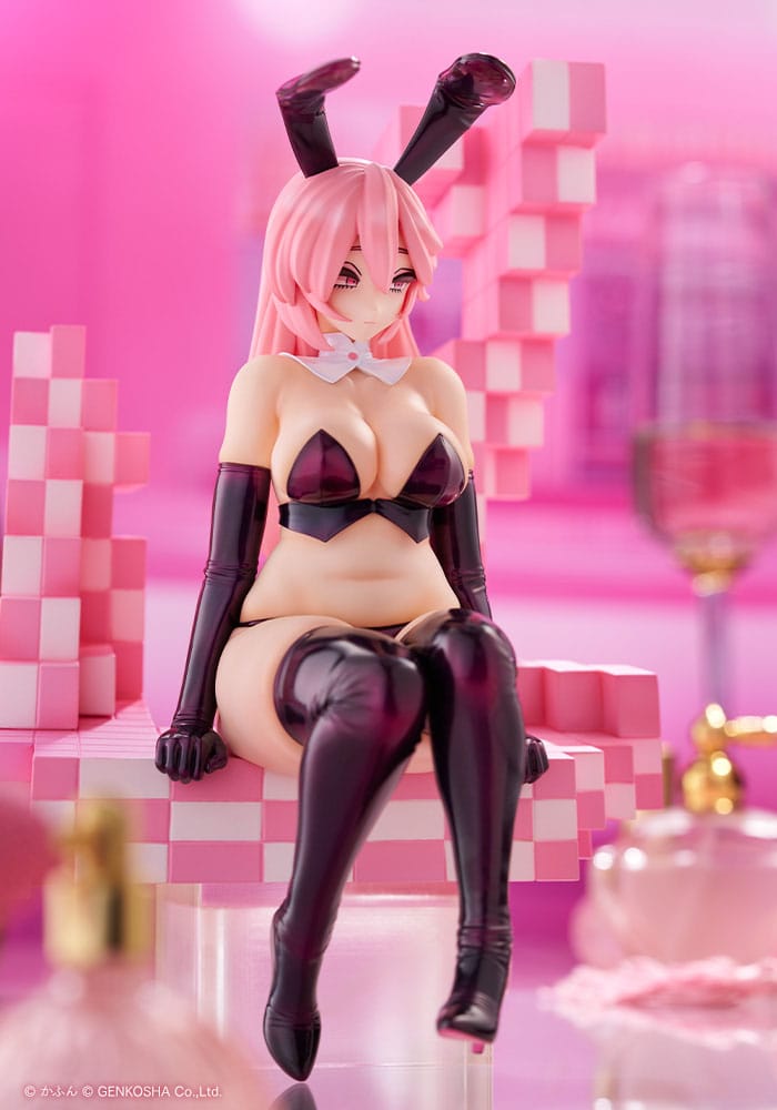 Original Character Trick Bunnies PVC Statue 1/7 Sitting Bunny Illustration by Kafun 24 cm