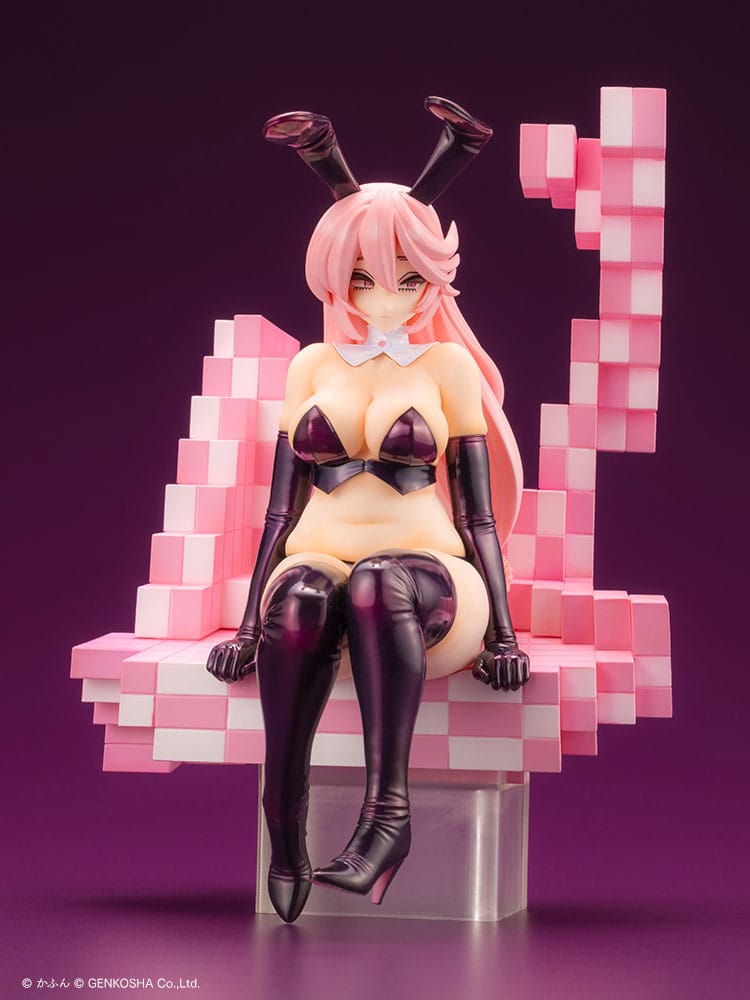 Original Character Trick Bunnies PVC Statue 1/7 Sitting Bunny Illustration by Kafun 24 cm