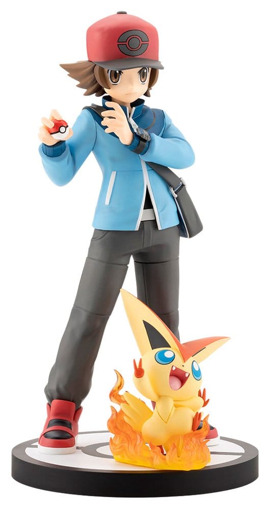 Pokémon ARTFX J PVC Figure 1/8 Hilbert with Victini 20 cm