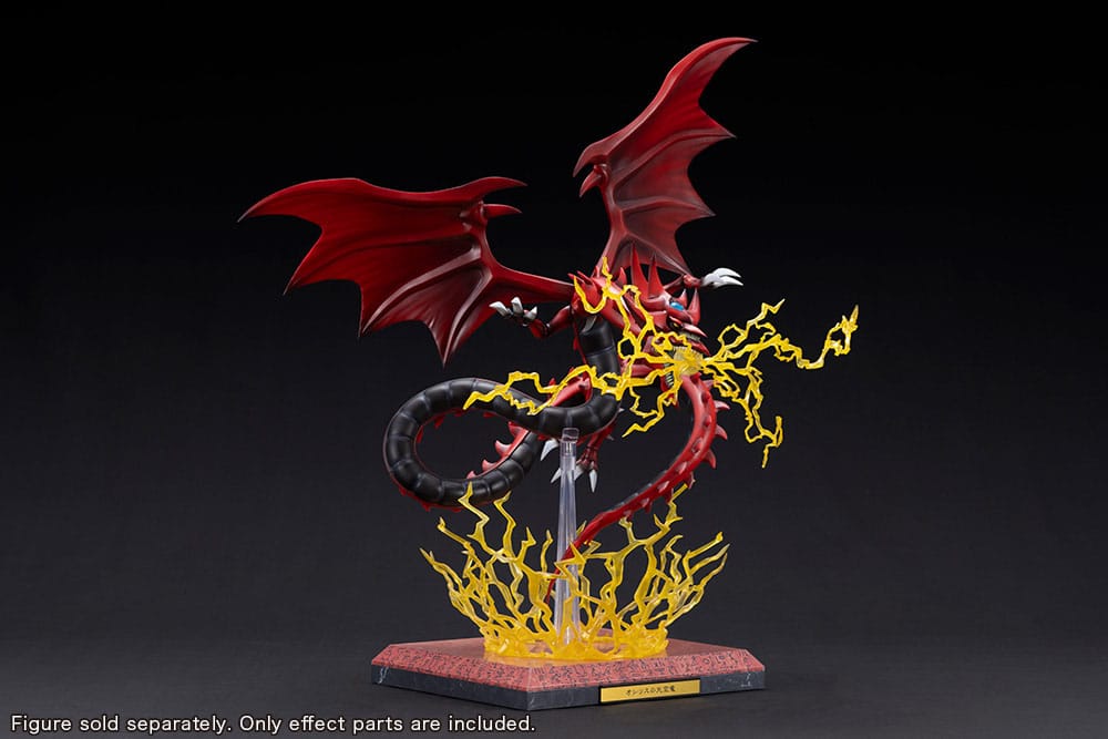 Yu-Gi-Oh! PVC Statue Accessories Slifer the Sky Dragon Egyptian God Expansion Parts Set   - Damaged packaging