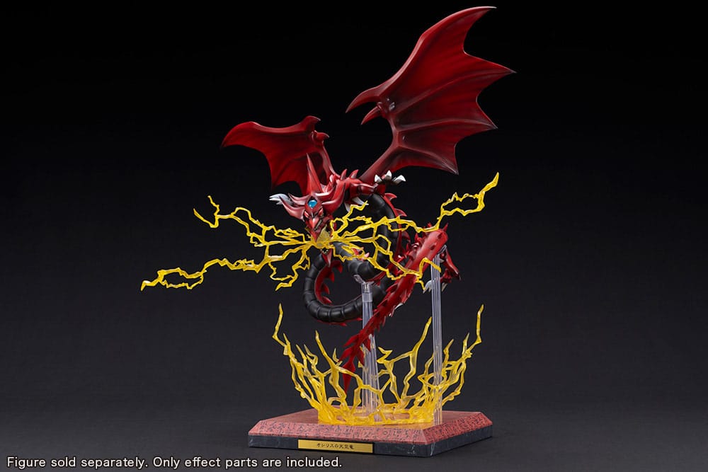 Yu-Gi-Oh! PVC Statue Accessories Slifer the Sky Dragon Egyptian God Expansion Parts Set   - Damaged packaging