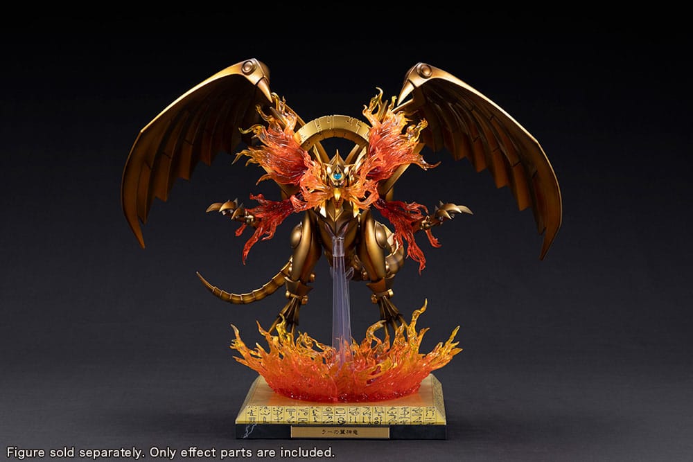 Yu-Gi-Oh! PVC Statue Accessories The Winged Dragon of Ra Egyptian God Expansion Parts Set  - Damaged packaging