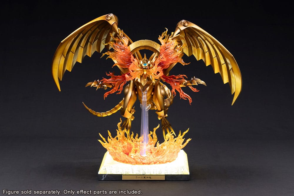 Yu-Gi-Oh! PVC Statue Accessories The Winged Dragon of Ra Egyptian God Expansion Parts Set  - Damaged packaging