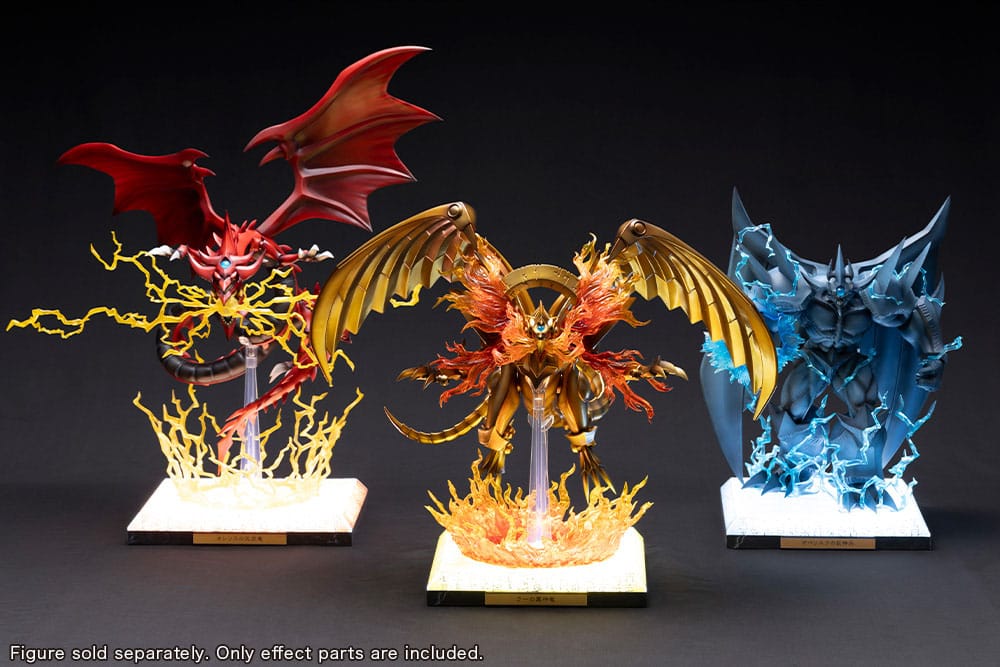 Yu-Gi-Oh! PVC Statue Accessories The Winged Dragon of Ra Egyptian God Expansion Parts Set  - Damaged packaging