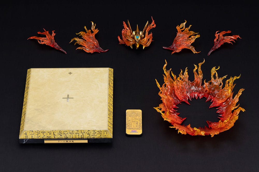 Yu-Gi-Oh! PVC Statue Accessories The Winged Dragon of Ra Egyptian God Expansion Parts Set  - Damaged packaging